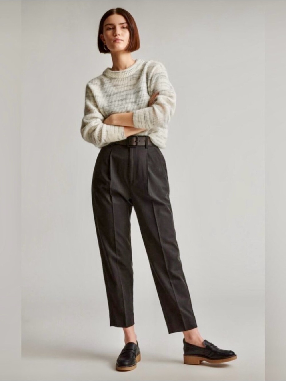 Everlane Women’s Black Chino Pants - Draper
